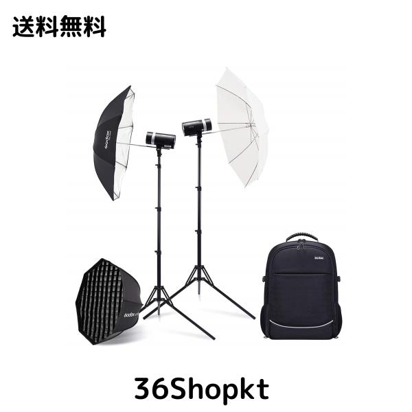 Godox AD300Pro フラッシュストロボ 300Ws デュアルフラッシュバックパックキット 2.4GTTL 高速同期 5600±200K 0.01-1.5Sリサイクル時間の通販は 109,230円