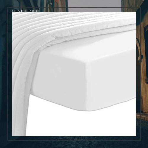 Pizuna 400スレッドカウントコットン ボックスシーツ ベッドカバー - (シングルXL) 長繊維綿100% 高級コットンサテン 家庭洗濯機洗い可 の通販は