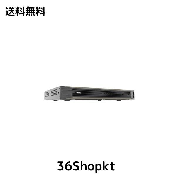 H.View 防犯録画機 NVRビデオレコーダー4K 8MP 16チャンネル H.265デジタルレコーダー 防犯レコーダー スマホ遠隔監視対応 日本語システ