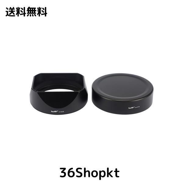 Haogeレンズフードメタルスクエアバヨネット にとって Fujifilm XF35mmF2 R WR、XF23mmF2 R WR XC 35mm F2（XC35mmF2）、Fuji 35mm F2フ