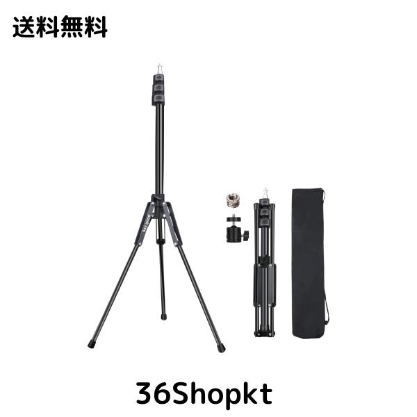 Say good ライトスタンド 190CM 超軽量 5段伸縮 撮影用スタンド カメラ三脚 収納長49CM 写真スタジオ用 リングライトスタンド クリップオ