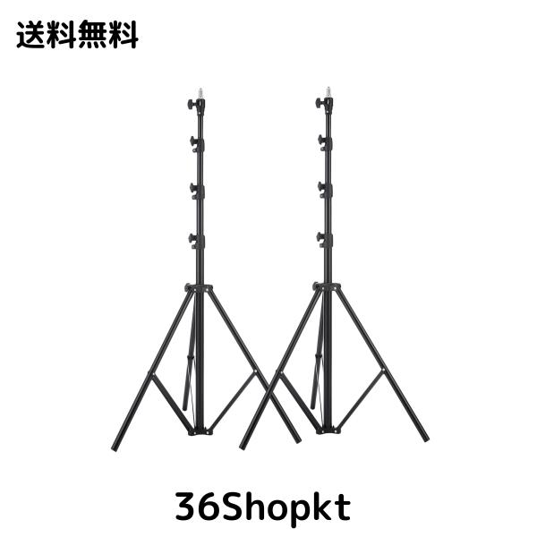 Selens ライトスタンド 280cm エアクッションシステム 1/4-3/8ネジ変換 ヘビーデューティライトスタンド 高さ調節可能 撮影スタンド ソフ