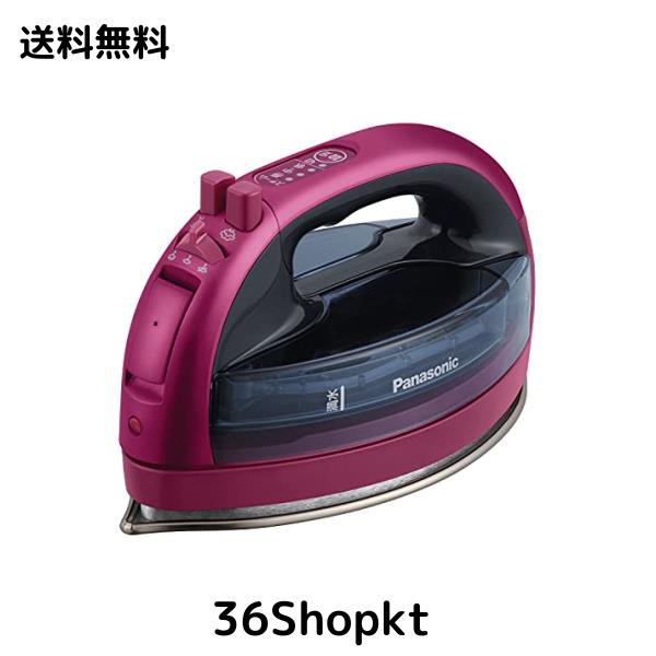 パナソニック コードレススチームWヘッドアイロン ピンク NI-WL706-P