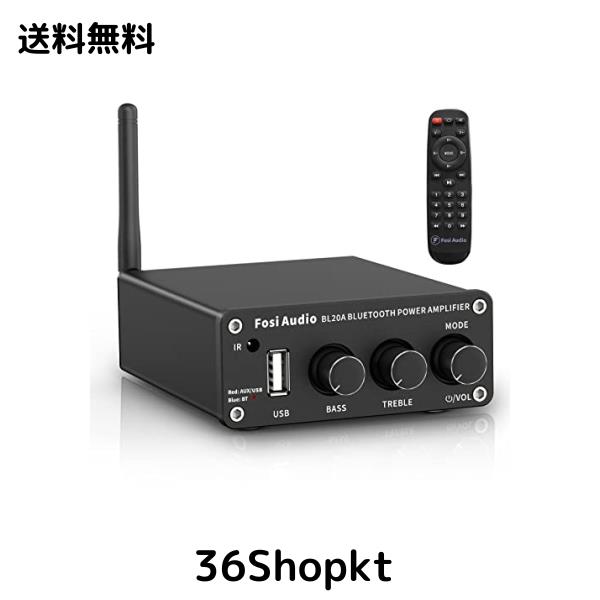 Fosi Audio【アップグレード品】 BL20A 小型 Bluetooth 5.0 アンプ