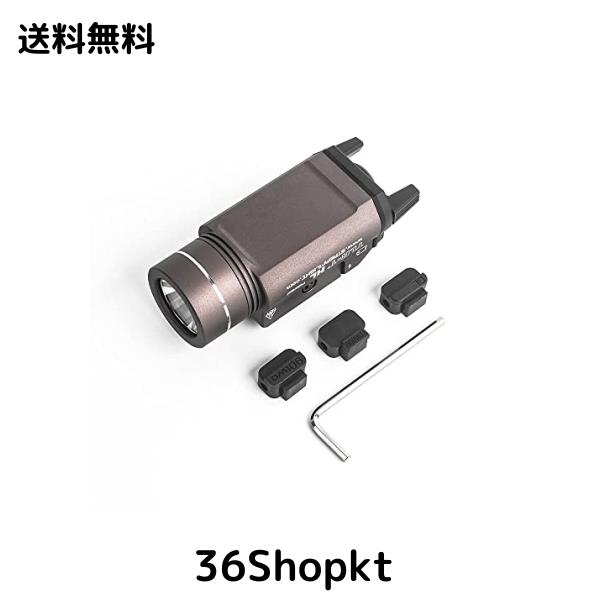 WADSN TLR-1 タイプ レプリカ フラッシュライト ウェポンライト 【ストロボ機能搭載】 1000ルーメン LED タクティカルライト (タン)の通販は