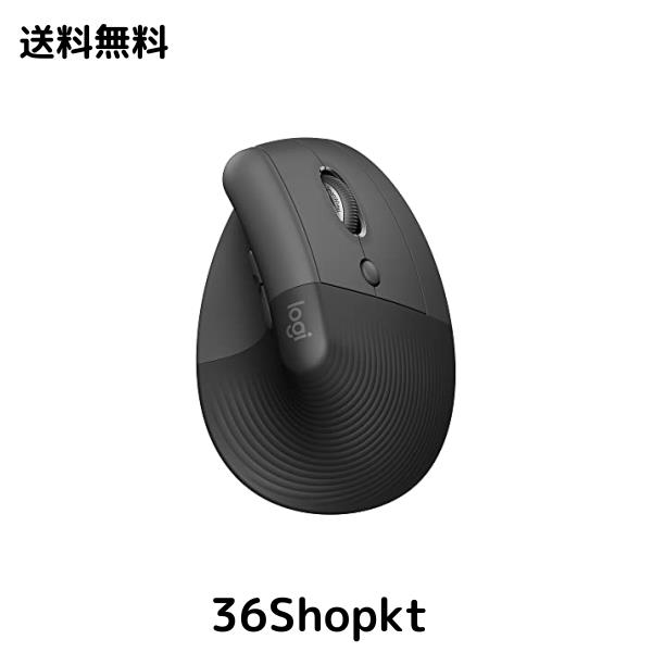 ロジクール ワイヤレス 静音 エルゴノミック マウス LIFT M800GR Logi Bolt Bluetooth Unifying非対応 smartwheel ワイヤレスマウス 無線
