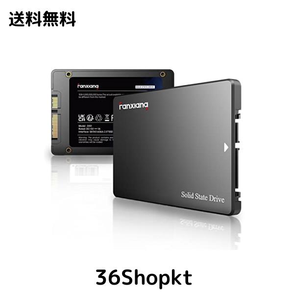 Fanxiang S101 SATA SSD 512GB 2.5インチ 7mm 3D NAND TLC採用 6Gb/s高速内蔵ソリッドステートドライブ PS4動作確認済 ラップトップおよ
