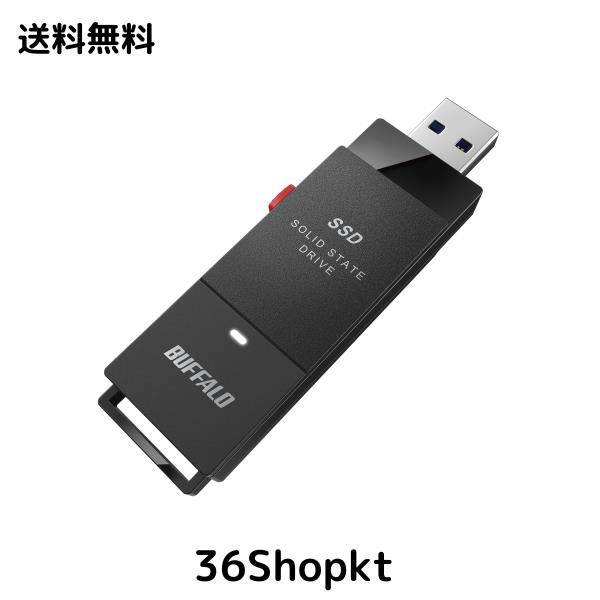 バッファロー ( BUFFALO ) USB3.2(Gen1) ポータブルSSD 500GB スティック型 SSD-PUT500U3-BKCの通販は
