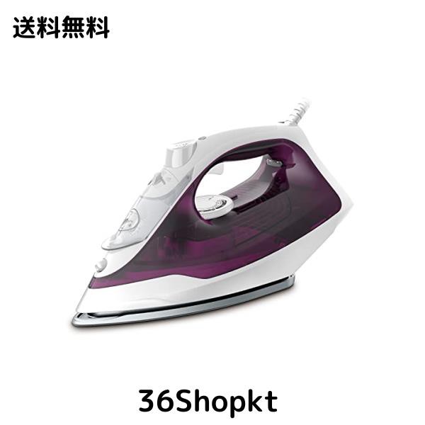 ティファール パワフルスチーム 最大75g/分 コード付き スチームアイロン 「スチームグライド ライラック」 エアーグライドかけ面 FV2881の通販は