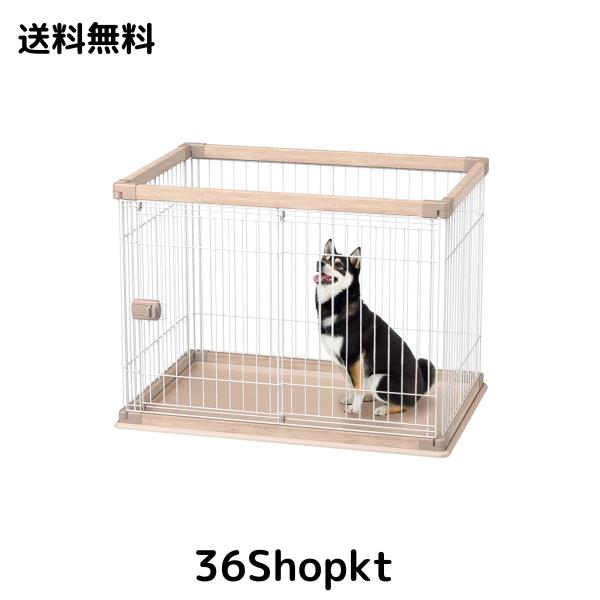 新品/送料無料] アイリスオーヤマ ウッディサークル ナチュラル ペット