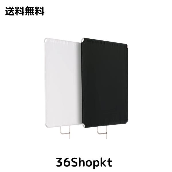 Selens 撮影用 フラッグパネル レフ板 45x60cm ディフューザー+ブラックリフレクターキット ステンレス製 撮影フラッグ 取り外し快速 スの通販は 6,425円