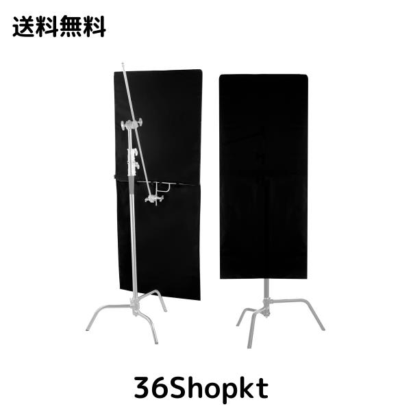 Selens フラッグパネル 75cm x 90cm ステンレス製 レフ板 サンスクリム反射板 撮影用フラック 折りたたみ式 取り外し快速 スタジオ撮影