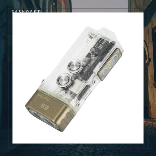 RovyVon E8 懐中電灯キーリング 700 ルーメン 充電式 AAA 懐中電灯、白、赤、青のライト、ロックアウトモード、防水、家庭用および屋外用の通販は