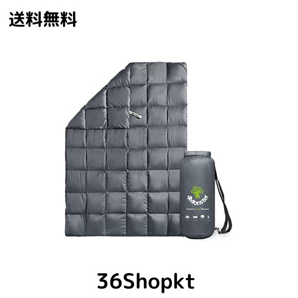 4Monster ダウン ブランケット マルチブランケット 防寒 アウトドア キャンプ 旅行 軽量 防水 防風 コンパクト ひざ掛け 肩掛け 掛け布団