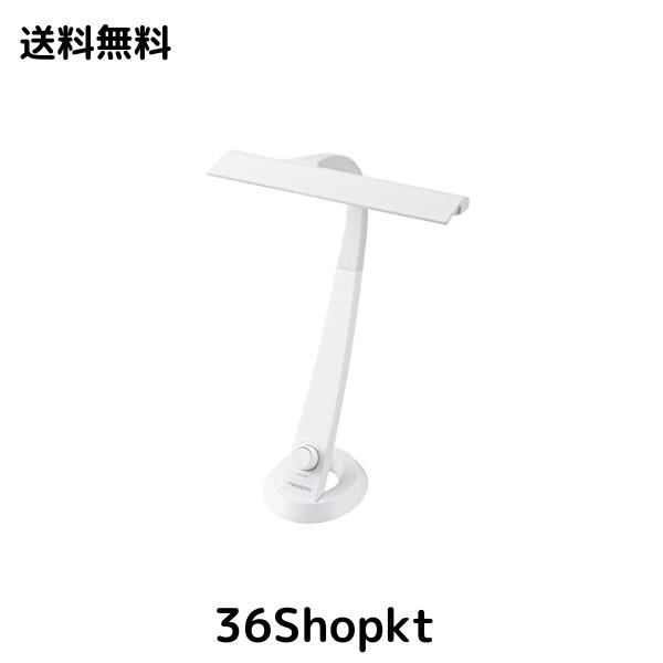 ツインバード 燕三条 デスクライト LED 昼白色 明るさ24段階 フレキシブルアーム 簡単操作 コンパクト 目に優しい【メーカー保証1年】ホ