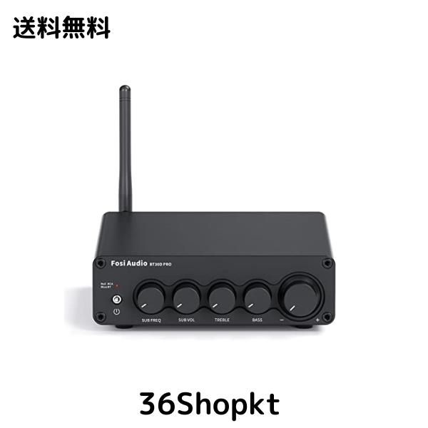 Fosi Audio 『2023アップデート版』BT30D PRO Hi-Fi Bluetooth 5.0 パワーアンプ TPA3255 2.1チャンネル ミニクラスD 統合アンプ プリメ