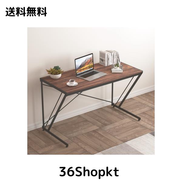 【HUGOW】パソコンデスク ゲーミングテーブル シンプルワークデスク PCデスク テレワーク 折りたたみ 組立簡単 Z字フレーム 耐荷重135KG の通販は