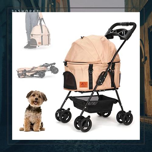 Aikenn分離式 ペットカート 4輪360°回転 折りたたみ 犬用 Aikenn分離式 ペットカート 4輪360°回転 折りたたみ 犬用