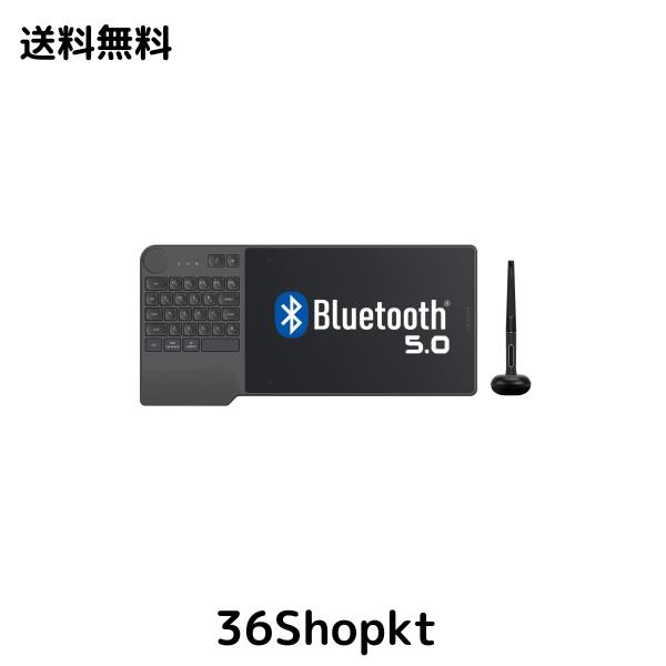 HUION ペンタブレット 板タブ 8.9 x 5.6インチ ワイヤレス Bluetooth対応 左手キーとダイヤル 効率的にお絵描き Windows Mac Android Chrの通販は 16,538円