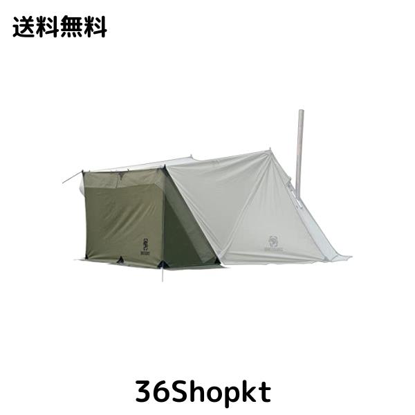 OneTigris 焚き火陣幕 テント前幕 TC素材 目隠し 多機能風よけ テントと連結可能 スノースカート付き 難燃 遮光 撥水 防カビ加工 軽量 38