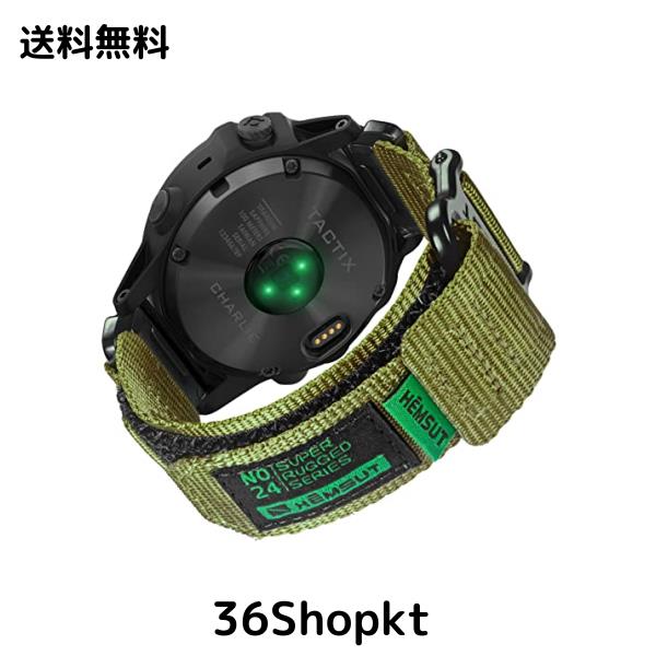 GARMIN ガーミンベルト 26MMナイロンスポーツバンド Garmin Fenix 5X / Fenix 5X Plus/Fenix 6X / Fenix 6X Pro/Fenix 6X Sapphire/Tacti