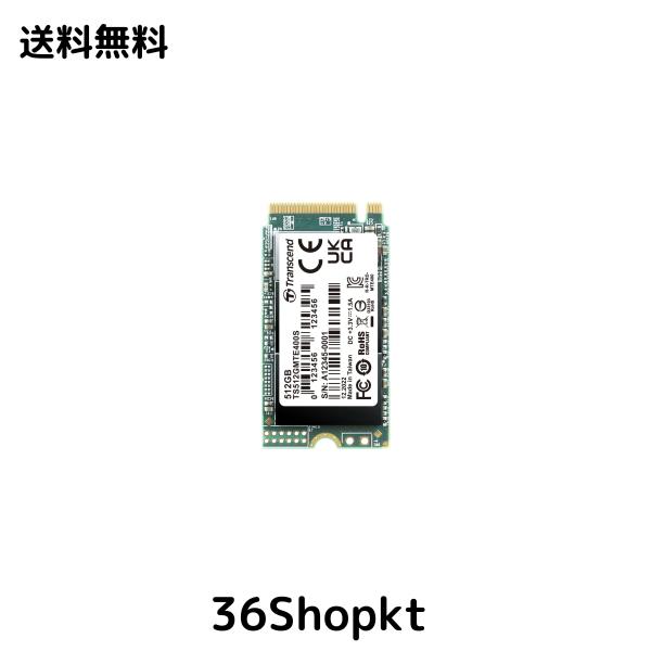 トランセンドジャパン トランセンド 512GB PCIe SSD M.2(2242) NVMe PCIe Gen3×4 M Key TS512GMTE400S