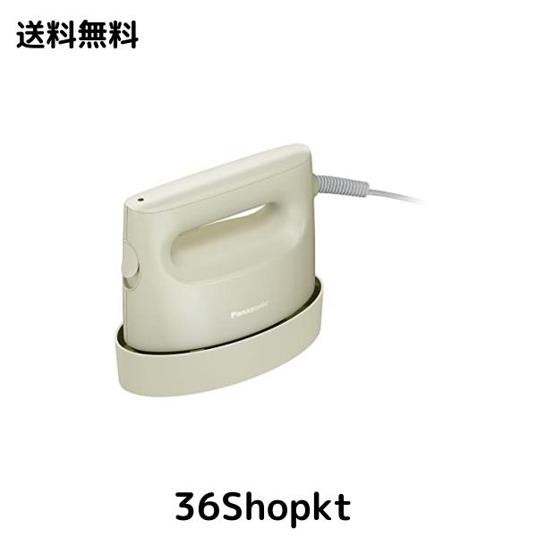 パナソニック 衣類スチーマー 360°パワフルスチーム コンパクトタイプ プレスもできる2WAY 脱臭 除菌 クリーム NI-FS690-C