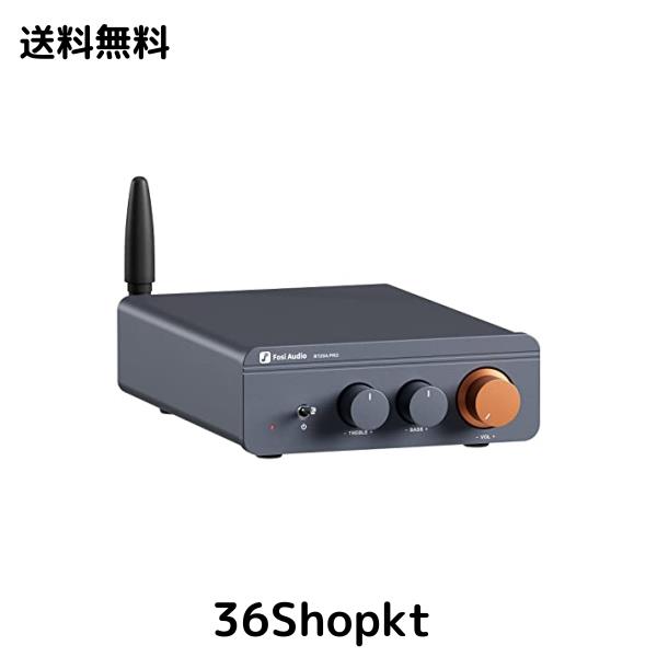 Fosi Audio BT20A Pro 300W x2 TPA3255 Bluetooth 5.0 パワーアンプ ホーム オーディオ ステレオ 2チャンネル アンプ レシーバー ミニ Hi