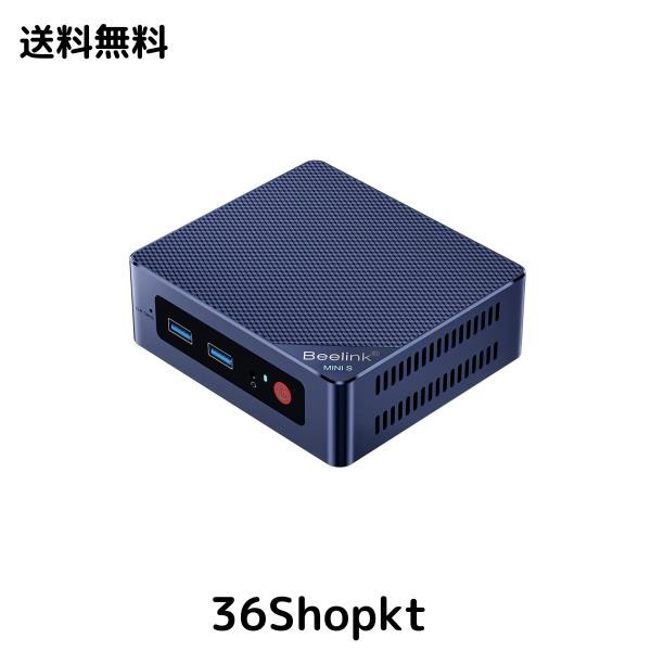 Beelink Mini S12 Pro ミニ Pc 、16GB DDR4 500GB SSD 第12世代プロセッサ N100 4C 4T Up to 3.4Ghz(CPU最大電力TPD 25W)、1000Mbps LAN の通販は