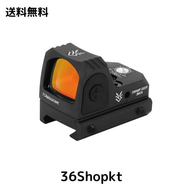 SWAMP DEER OPTICS 1x24 Mini ドットサイト ダットサイト オープンドットサイト 20mmレール対応 サバゲー照準器(BK)の通販は 5,962円