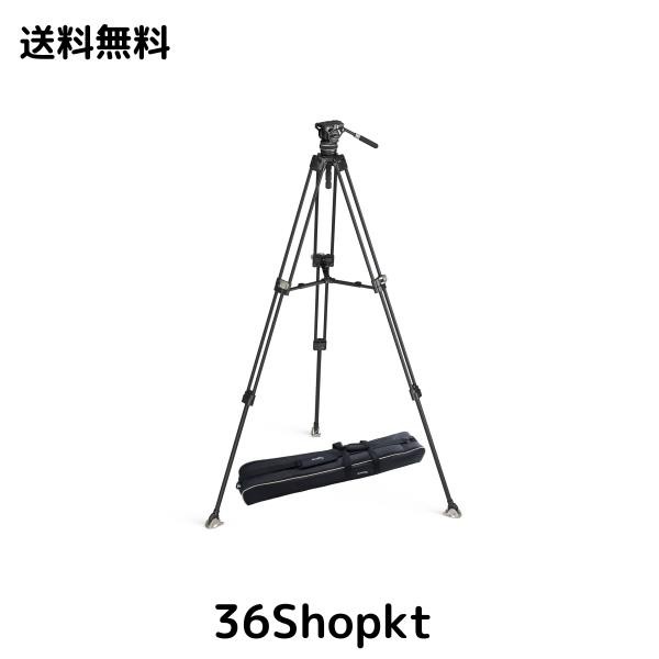 SmallRig ビデオ三脚 カーボン製 3段 2WAY雲台【耐荷重10kg 高さ94~197cm】 大型 伸縮式 プロフルードビデオ雲台 カメラ用3脚 高耐久 レ