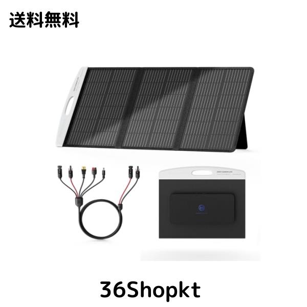 ERICSITY 100Wソーラーチャージャー ソーラーパネル 小型 ソーラー充電器 折畳み 太陽光発電 単結晶 DC5521 Anderson XT-60変換アダプタの通販は