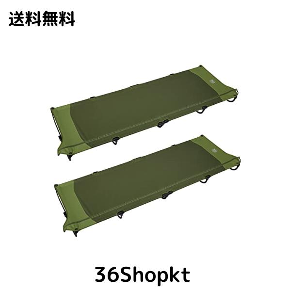 TIMBER RIDGE キャンプベッド 折りたたみ 一体式 数秒セットアップ 耐荷重102kg スチール製 L205.7*W67.6*H15cm キャンプコット きしみ音