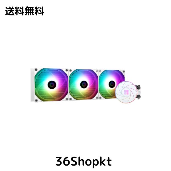 Aqua Elite 360 White ARGB CPU液体クーラー Aqua Elite 360 White ARGB CPU液体クーラー