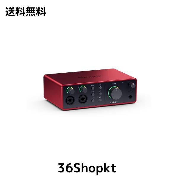 Focusrite Scarlett 4i4 4th Gen オーディオインターフェイス