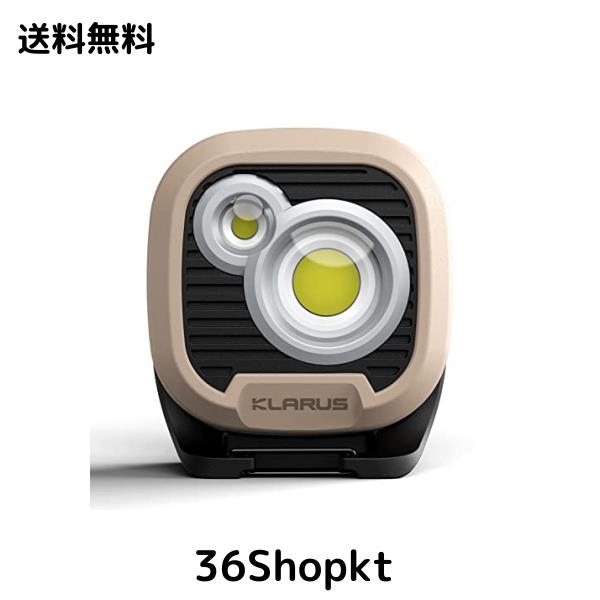 KLARUS WL3 キャンプライト、13500mAh 充電式ワークライト、6 モード 5 色のライト付き 1500LM キャンプランタン、磁気ベース、フック、