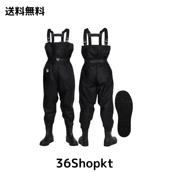 unizom] ウェーダー 釣り フェルトスパイク 胴長 【インナーメッシュ