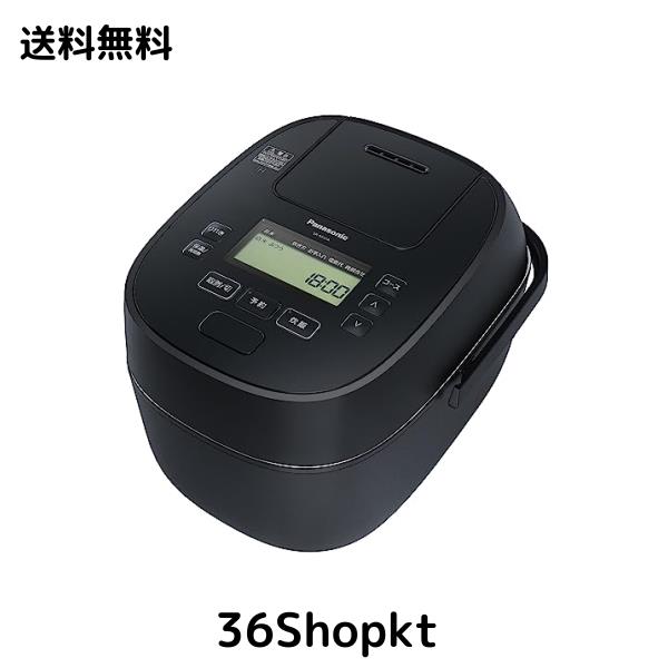 パナソニック 炊飯器 5.5合 急減圧バルブ おどり炊き 全面発熱5段IH式 ブラック SR-M10A-K