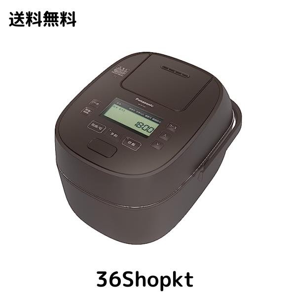 パナソニック 炊飯器 5.5合 急減圧バルブ おどり炊き 全面発熱5段IH式 ブラウン SR-M10A-T