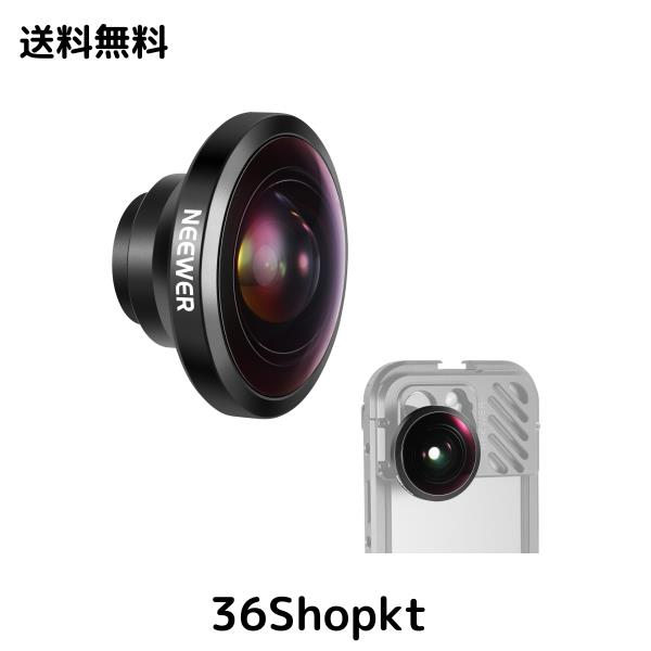 NEEWER 8mm 魚眼レンズ スマホケージ/スマホケース/バックプレーン用 220°広角 17mmネジレンズマウント付き LS-29の通販は