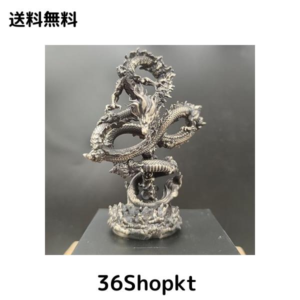 RemeeHi 龍の置物 浮遊龍昇運龍 銅製 招福干支縁起置物 2024年令和6年 辰 風水龍 風水グッズ 吉祥開運 贈答 開運昇運 風水 置物 開運 昇の通販は