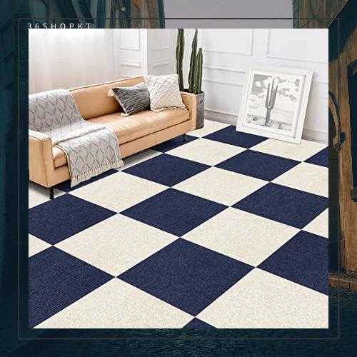 ジョイントマット タイルカーペット 夏用大判 HUIJIE フローリング カーペット 30x30 40枚セット パズルマット 防音 消臭 洗える 吸着タ