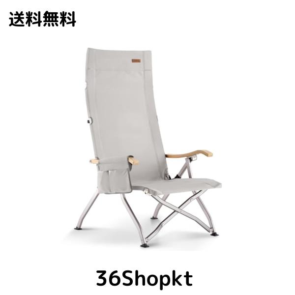 【ロースタイル】 ICECO 4段階リクライニング式 ハイバックチェア 【10年品質保証・耐荷重265KG・1600D座面・A7075アルミ合金フレーム・
