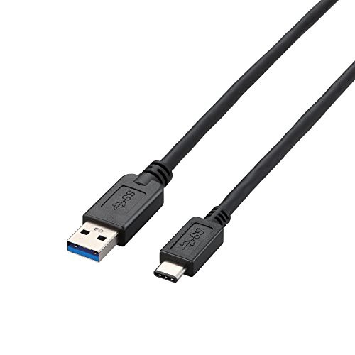 エレコム USBケーブル 充電・データ転送用 USB3.1 Standard-A＆Type-C USB3.1 iPhone15対応 最大15W(5V/3A)の充電 最大5Gbpsのデータ転送