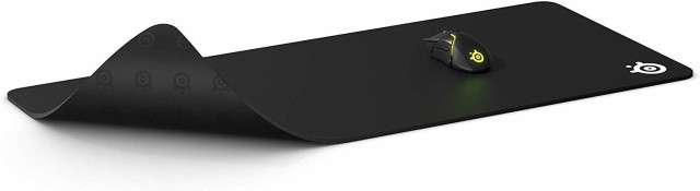 SteelSeries ゲーミングマウスパッド 大型 極厚 ノンスリップラバーベース ブラック 90cm×40cm×0.4cm QcK Heavy XXL 67500