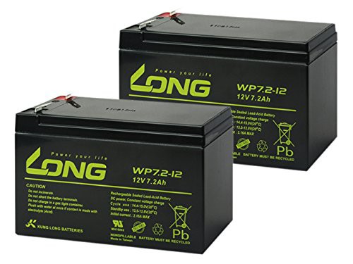 LONG 完全密封型鉛蓄電池 WP7.2-12 2個セット