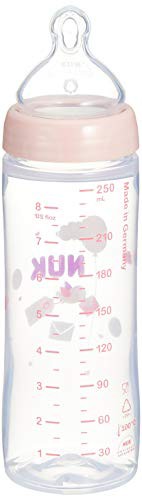 NUK ヌーク プレミアムチョイススリムほ乳びん(プラスチック製) ことり 250ml 0ヵ月から イヤがらずに飲める おっぱいに近いほ乳びん 【