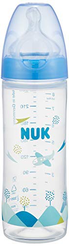 NUK ヌーク プレミアムチョイススリムほ乳びん(プラスチック製) ひこうき 250ml 0ヵ月から イヤがらずに飲める おっぱいに近いほ乳びん
