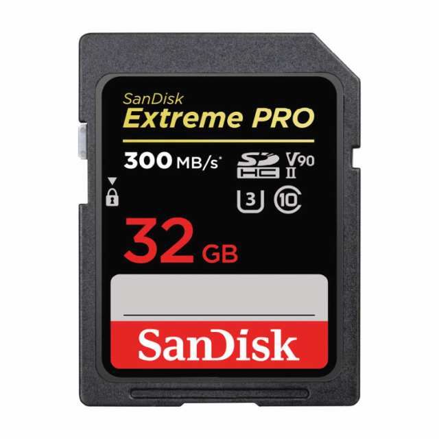 【 サンディスク 正規品 】 SanDisk SDカード 32GB SDHC Class10 UHS-II V90 読取最大300MB/sExtreme PRO SDSDXDK-032G-GHJIN 新パッケーの通販は