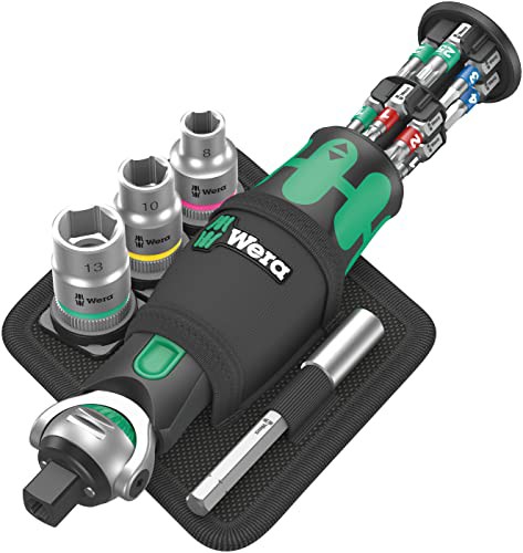 Wera(ヴェラ) 05004281001 | ラチェットドライバー Zyklop ポケット 8009 セット 2, 18点セット 【日本正規輸入品】の通販は